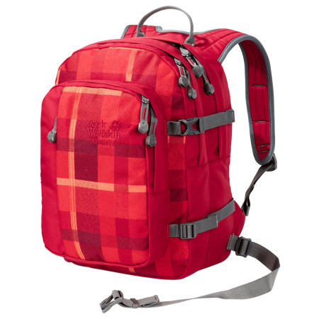 Dječji ruksak  Jack Wolfskin Berkeley S crvena IndianRedWovenCheck