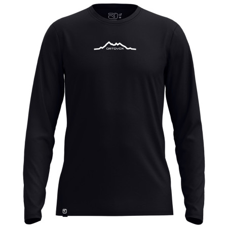 Muška majica Ortovox 150 Cool Mountain Long sleeve crna Black Raven