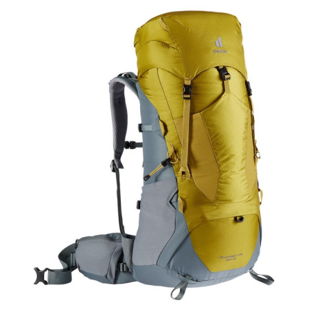 Ruksak Deuter Aircontact Lite 50+10 siva/žuta TourmericTeal