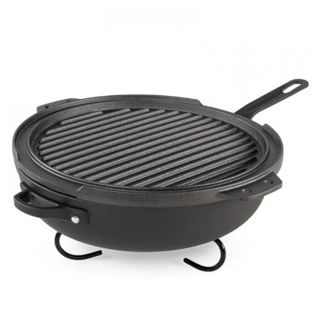 Rešetka od lijevanog željeza GSI Outdoors Guidecast Griddle 300 mm