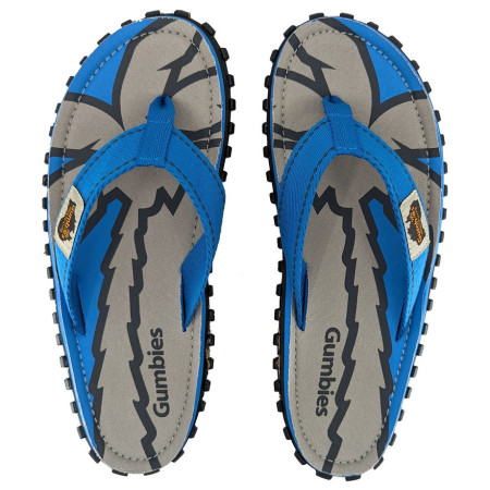 Japanke Gumbies Islander Blue Palms plava