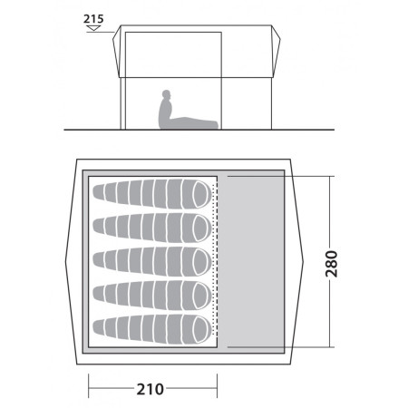 Sobe Robens Inner tent Prospector Castle