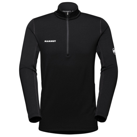 Muške funkcionalne majice Mammut Aenergy ML Half Zip Pull Men crna black 0001