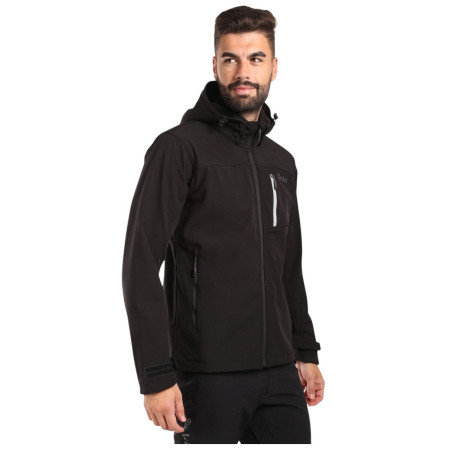 Muška softshell jakna Kilpi Ravio-M crna BLK