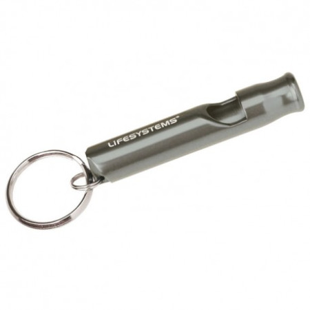 Zviždaljka Lifesystems Mountain Whistle srebrena Silver