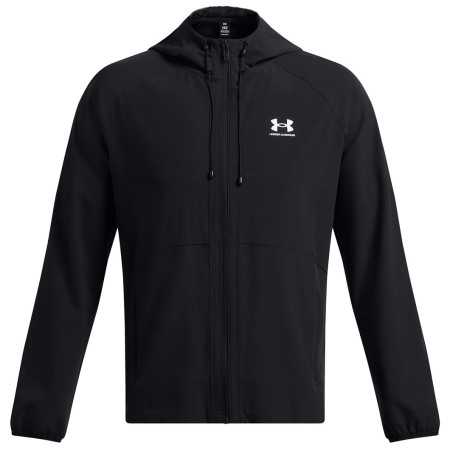 Muška jakna Under Armour Vibe Woven Jacket crna Black/White