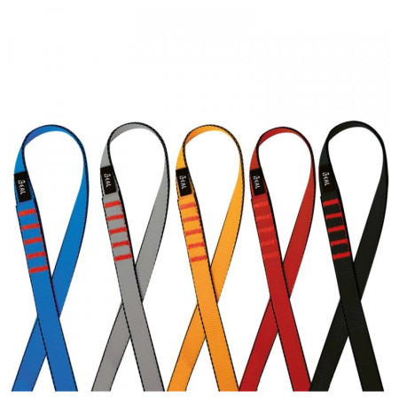 Cjevasta gurtna Beal Flat 18 mm 100 cm siva grey