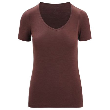 Ženska funkcionalna majica Icebreaker Women Siren SS Sweetheart smeđa