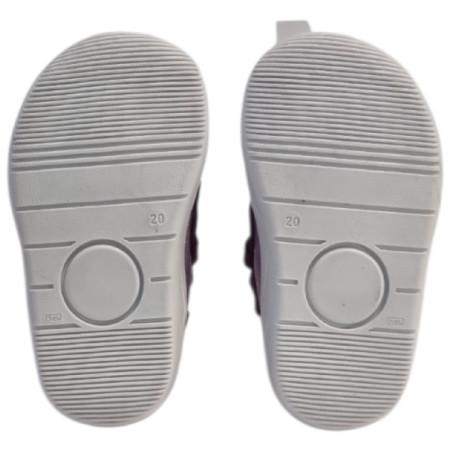 Dječje barefoot cipele beBare 3485SA Purple