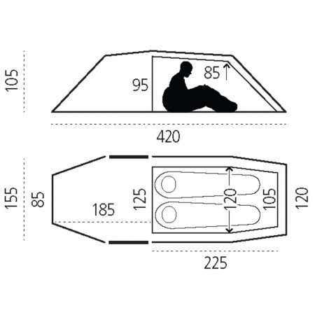 Šator Fjällräven Keb Endurance 2