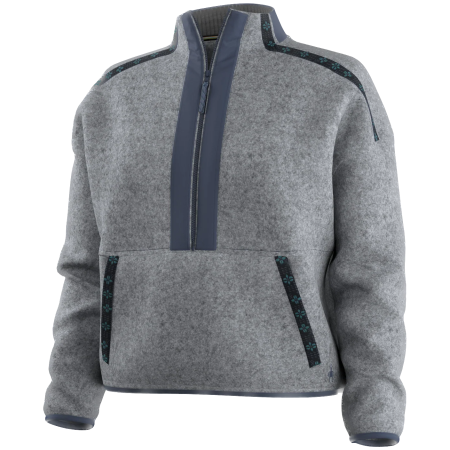 Ženska funkcionalna dukserica Smartwool Women's Second Cut Fleece 1/2 Zip plava Light Navy