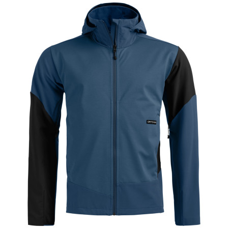 Muška softshell jakna Ortovox Ortler Softshell Plus Jacket plava Blue Nunatak