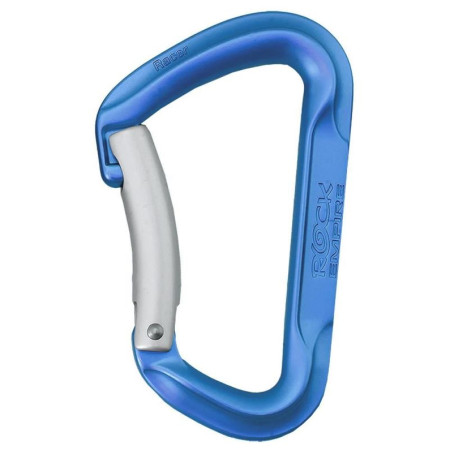 Karabiner Rock Empire Racer Bent plava Cyan