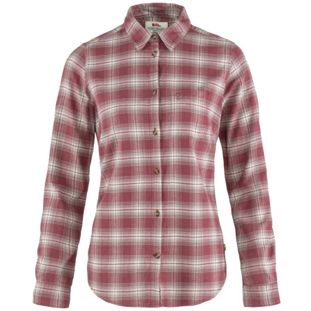 Ženska košulja Fjällräven Övik Flannel Shirt W ružičasta Mesa Purple-Fog