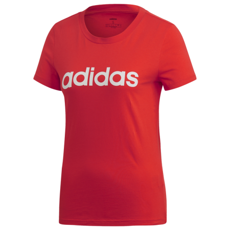 Ženska majica Adidas W E LIN T crvena Actred/White