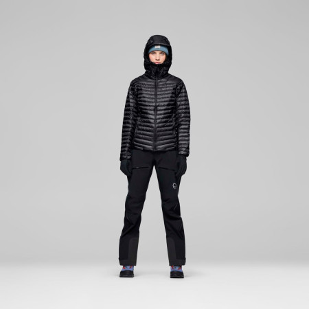 Ženska jakna od perja Norrona trollveggen down800 super light Hood