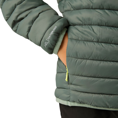 Dječja zimska jakna Regatta Junior Hooded Marizion Dark Forrest Green
