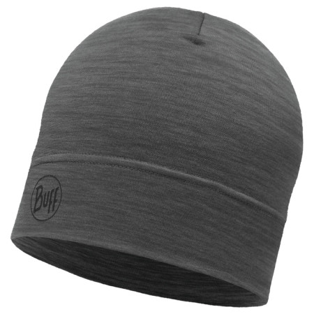 Kapa Buff Merino Lightweight Beanie siva SOLID GREY