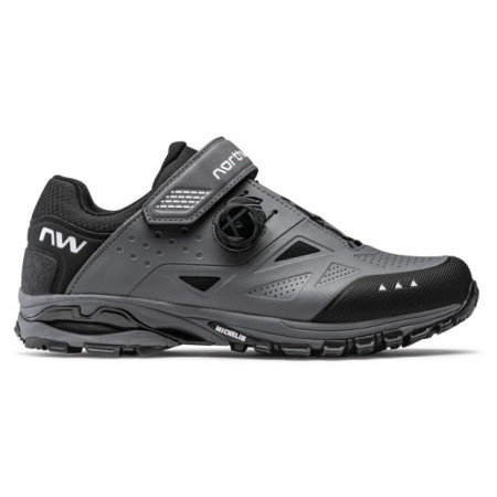 Muške biciklističke cipele Northwave Spider Plus 3 siva/crna