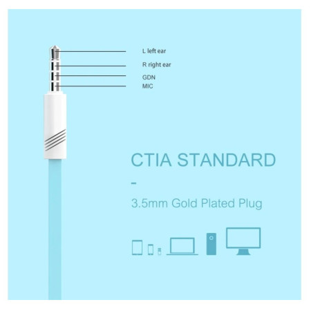 Slušalice Swissten EARBUDS RAINBOW YS-D2