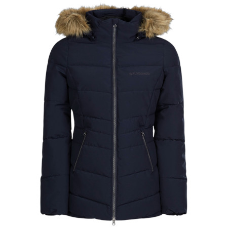 Ženska duga jakna Fundango Prue Padded Jacket tamno plava patriot blue