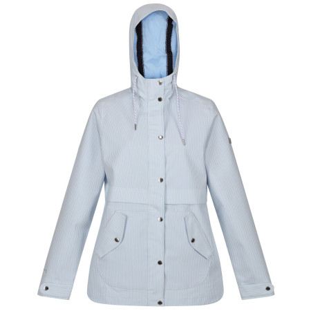 Ženska jakna Regatta Bayla svijetlo plava Powder Blue Ticking Stripe