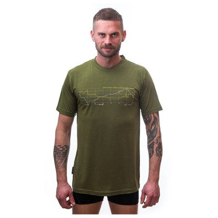 Muška majica Sensor Merino Wool Active PT Track (short sleeve)
