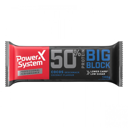 Čokoladica Indiana Jerky Power System Big Block 50% Bar Cocos 100g