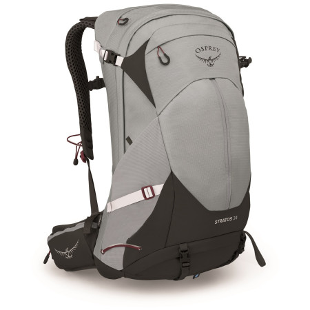 Turistički ruksak Osprey Stratos 34 siva/bijela smoke grey