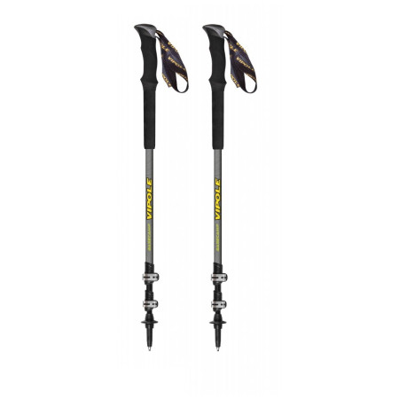 Trekking štapovi Vipole Base Camp Ql Mid Green Dlx siva