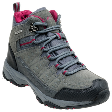 Ženske cipele Hi-Tec Lasado Mid WP Wo´s siva DarkGray/Black/DarkFuchsia