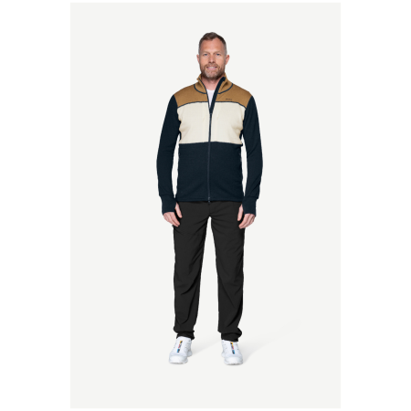 Muške funkcionalne majice dugih rukava Devold Egga Grid Merino Jkt