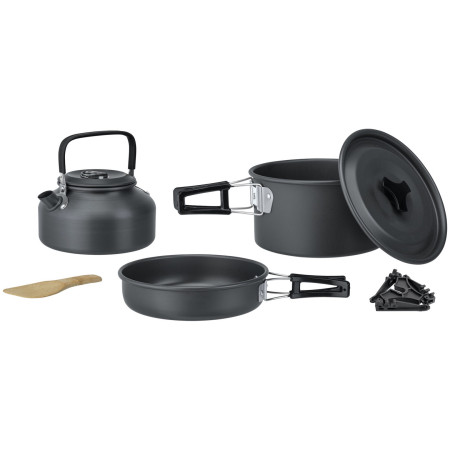 Set posuđa Brunner PackPot Ultralite 16 crna