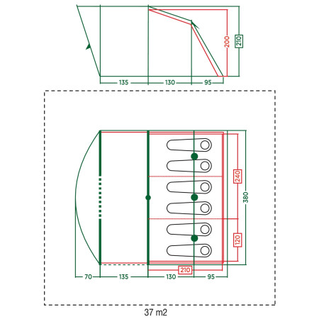 Šator Coleman Vail 6