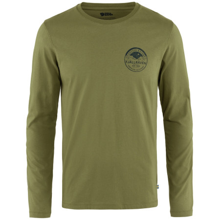 Muška majica Fjällräven Forever Nature Badge LS svijetlo zelena