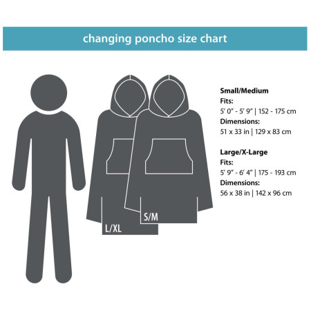 Pončo PackTowl Changing Poncho