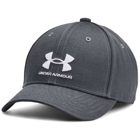Dječji kačket Under Armour B Essential Low Lockup Adj Pitch Gray