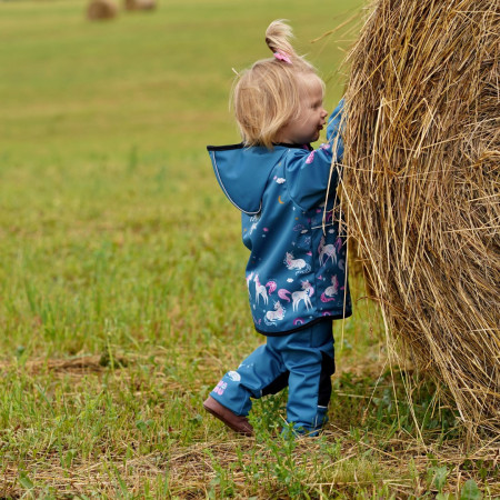 Dječje softshell hlače WAMU Jednorožci