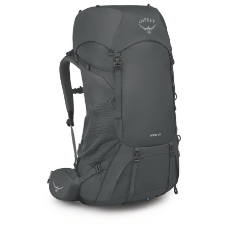 Turistički ruksak Osprey Rook 65 siva dark charcoal/silver lining