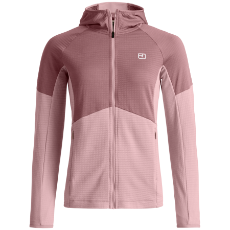 Ženska funkcionalna dukserica Ortovox Fleece Light Grid Hoody W ružičasta Dawn Rose