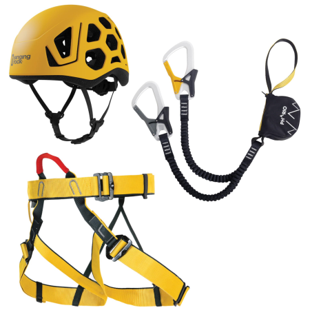 Samoosiguravajući komplet (via ferrata set) Singing Rock Packet Ferrata žuta yellow