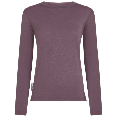 Ženska funkcionalna majica Icebreaker W Mer 150 Ace LS Tee ljubičasta/siva Grey Plum