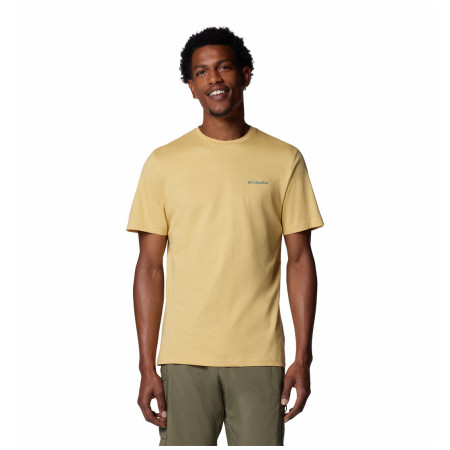 Muška majica Columbia Rapid Ridge™ Back Graphic Tee II žuta/zelena Sand Dune, Heavenly Horizons