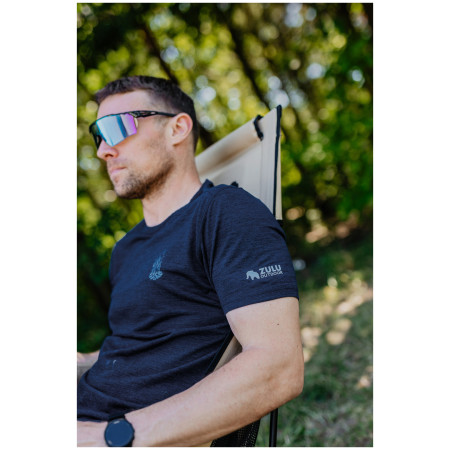 Muška majica Zulu Merino Fire 160 Short Comfy