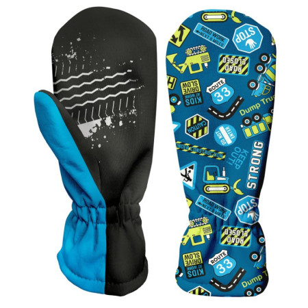 Dječje zimske rukavice na palac WAMU Bagr plava