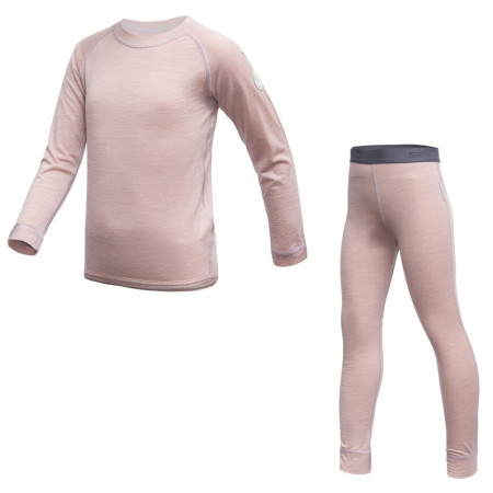 Dječje funkcionalno donje rublje Sensor Merino Air Set Dusty Pink svijetlo ružičasta Dusty Pink