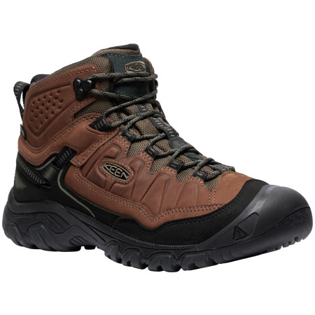Muška obuća Keen Targhee IV Mid WP M smeđa/crna bison/black