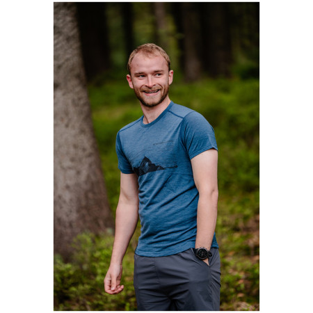 Muška majica MOOA Merino Lyolite Highlander 150 Short