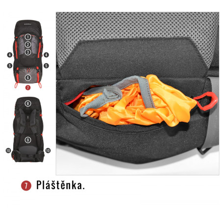 Ruksak Husky Samont 60+10 L