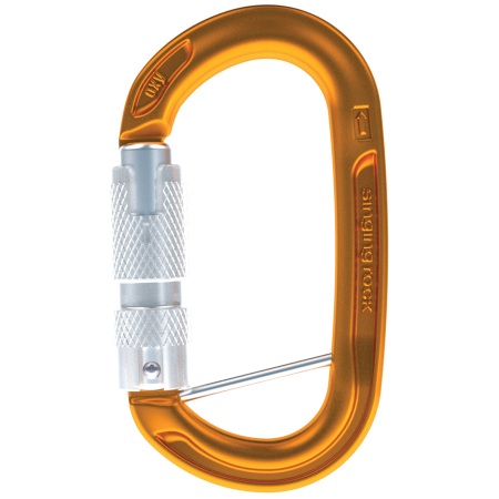 Karabiner Singing Rock OXY BC Triple lock Orange narančasta
